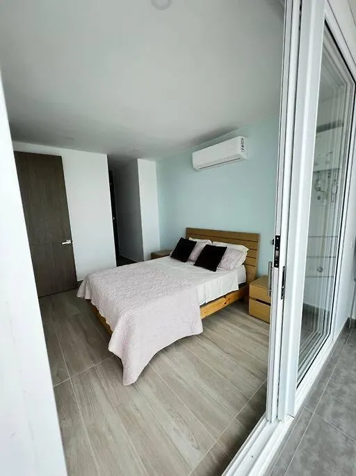 Zona Morros Cartagena Apto 2 Hab Con Jacuzzi Y Terraza Bbq, Wifi Y Frente A La Playa Apartment